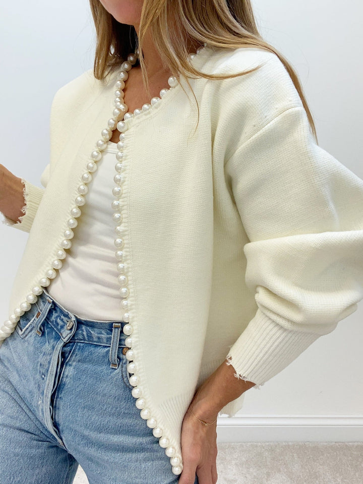 Daisy™ | Pearled Cardigan