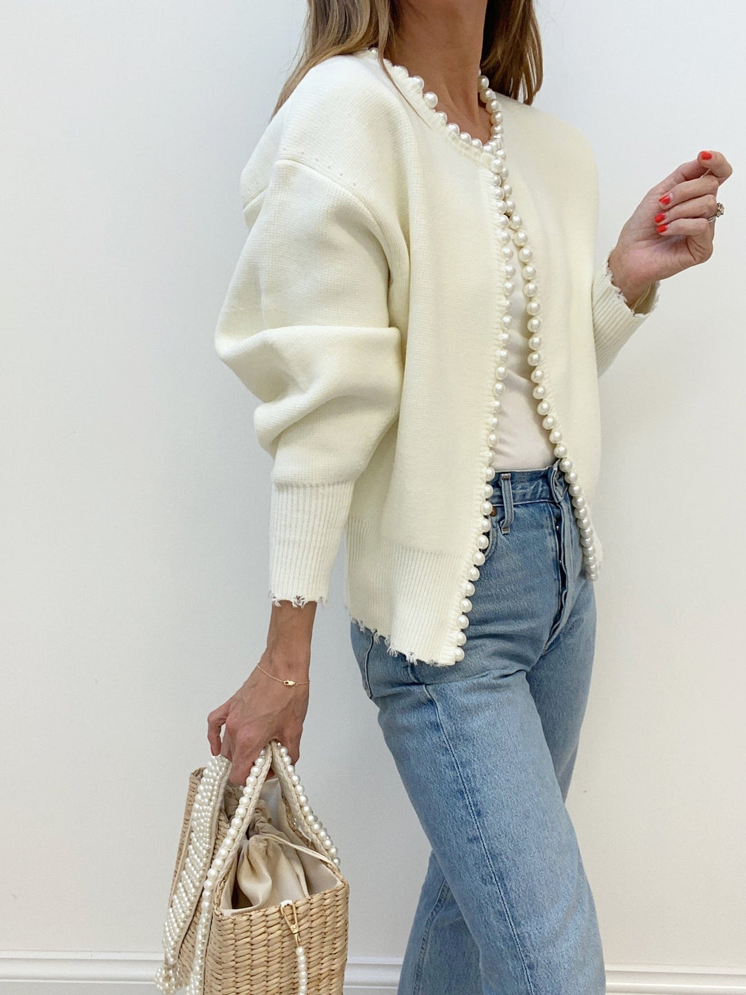 Daisy™ | Pearled Cardigan