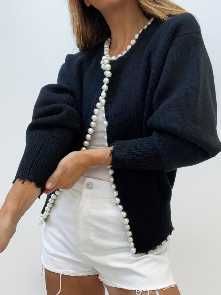 Daisy™ | Pearled Cardigan