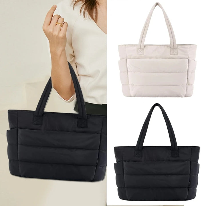 Lightweight Puffy Tote Bag