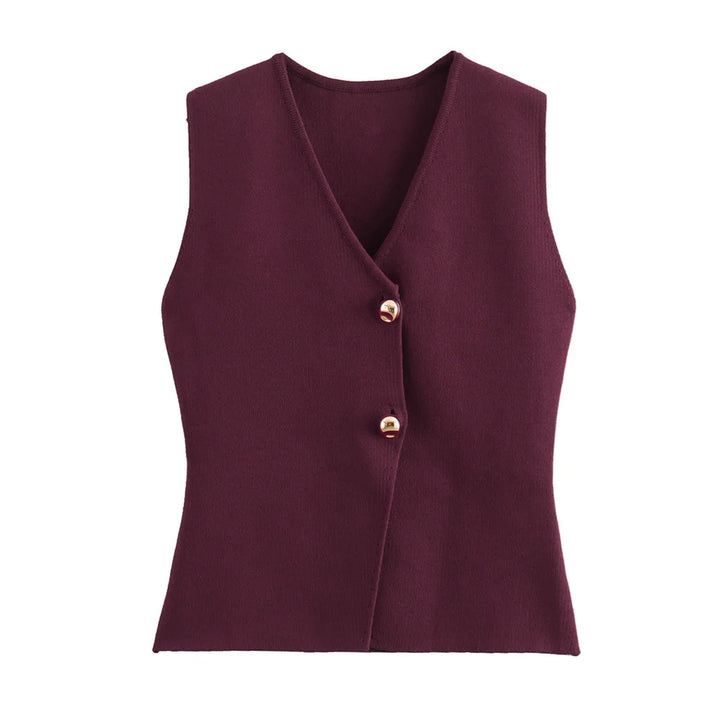 Jenna™ | Elegant Button Top