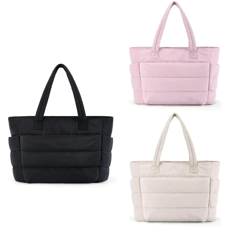 Lightweight Puffy Tote Bag