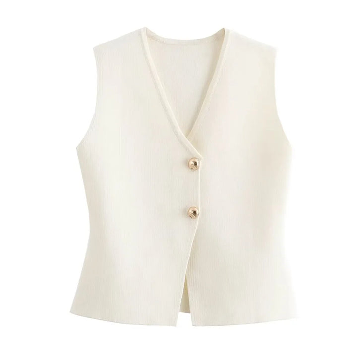 Jenna™ | Elegant Button Top