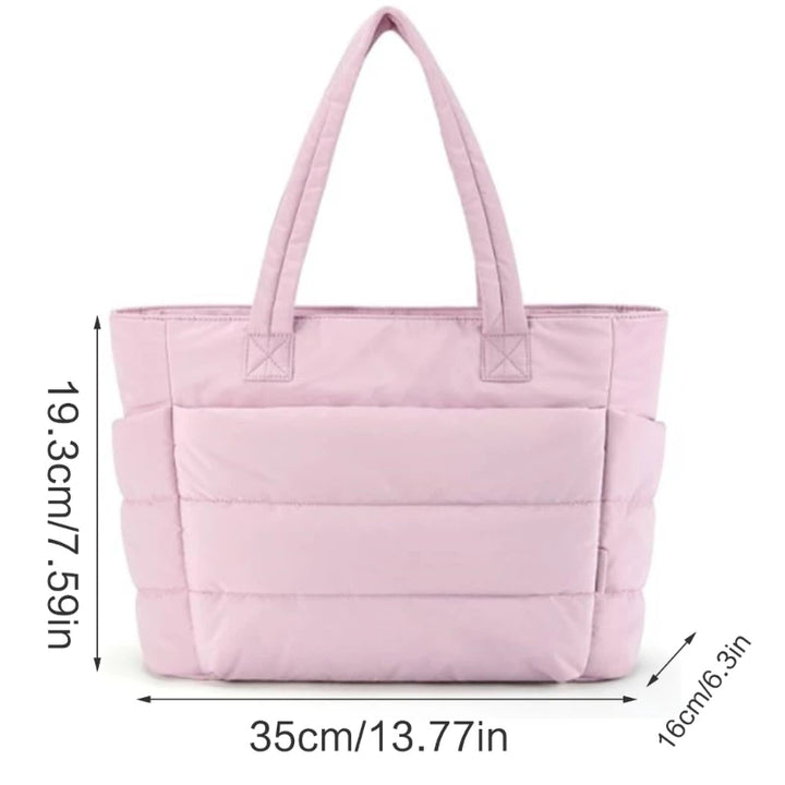 Lightweight Puffy Tote Bag