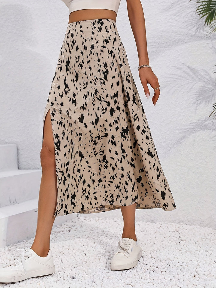 Ruby™ | Elegant Midi Skirt with Slit