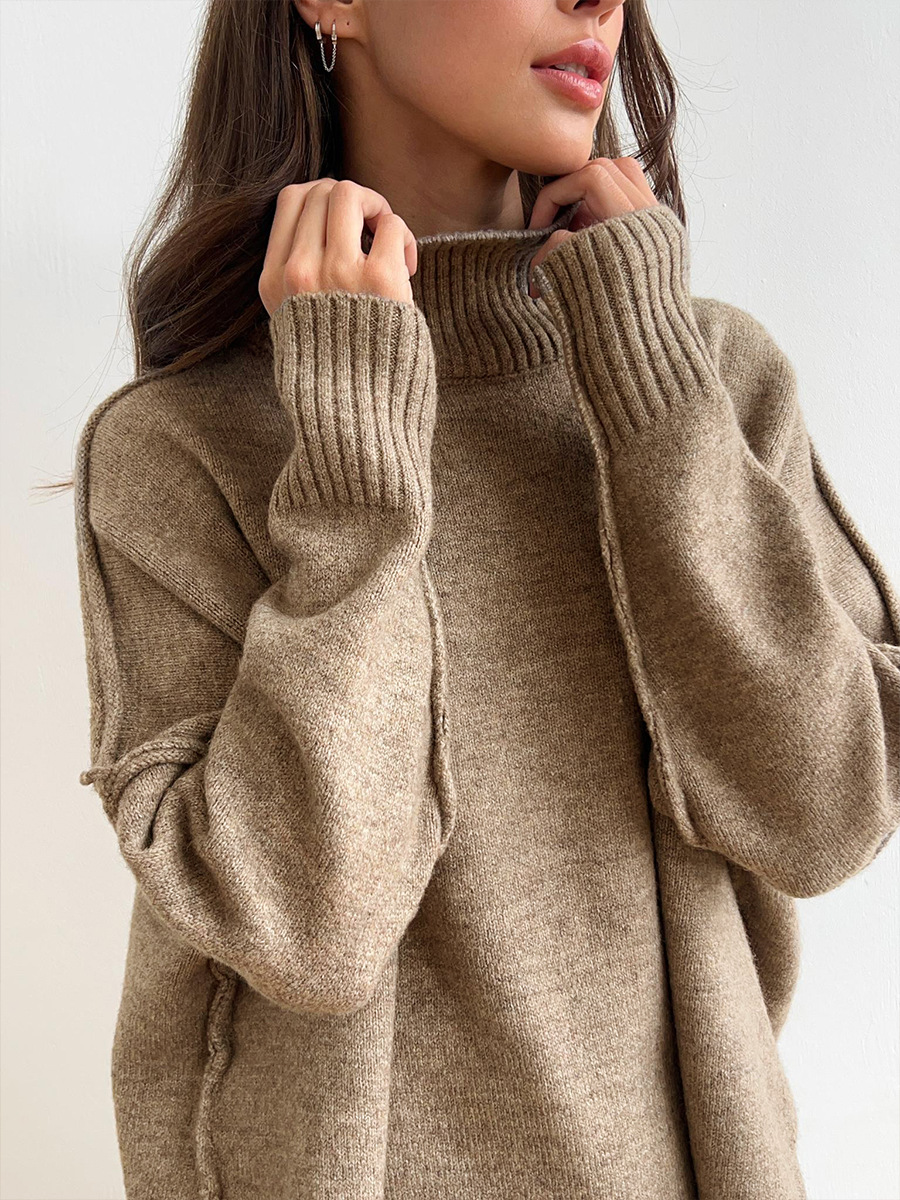 Helen™ | Plain Turtleneck Knit Set